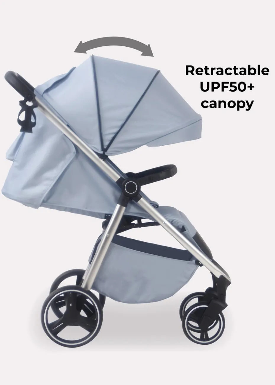 My Babiie Blue Plaid Dani Dyer Pushchair