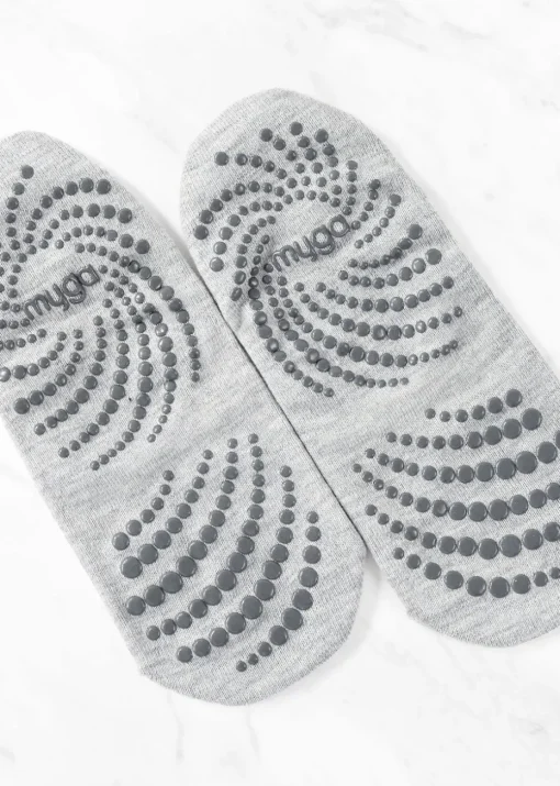 Myga Grey Gripped Yoga Socks 3-Pack