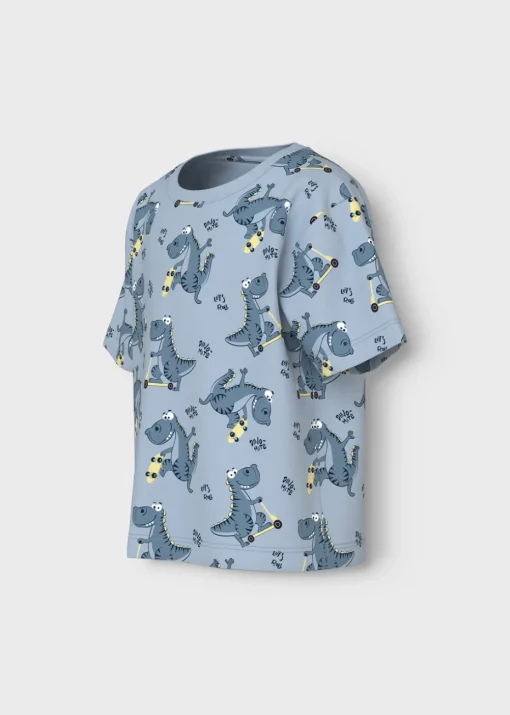 Name It Boys Blue Dino T-Shirt
