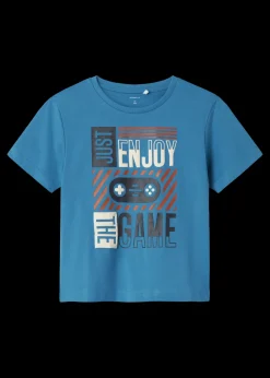 Name It Boys Blue Game T-Shirt (9mths-5yrs)