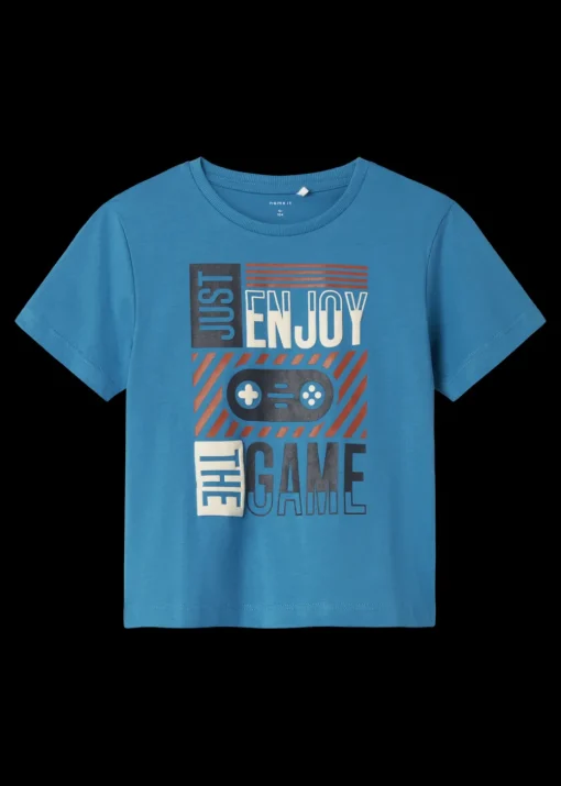 Name It Boys Blue Game T-Shirt (9mths-5yrs)