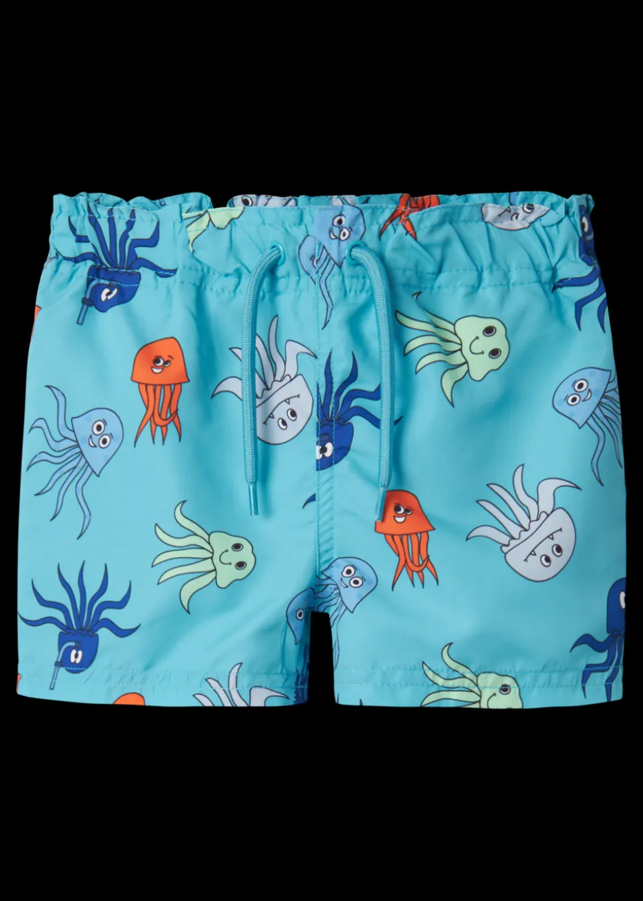 Name it Boys Blue Octupus Swim Shorts (9mths-5yrs)