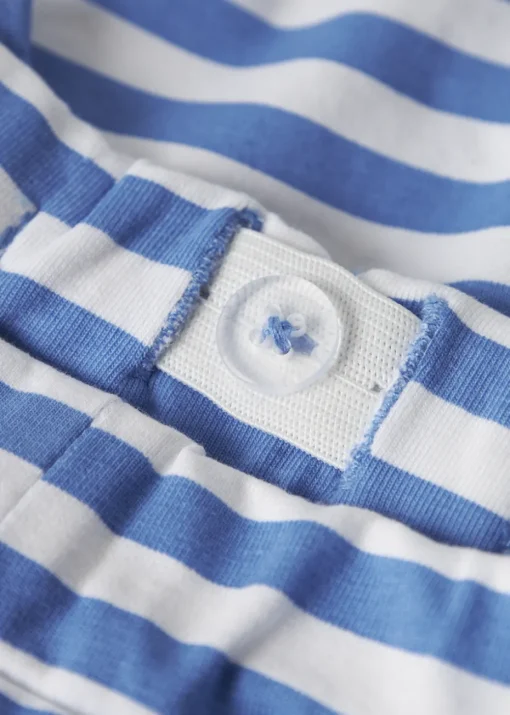 Name It Girls Blue Stripe Shorts (9mths-5yrs)