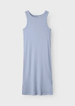 Name It Girls Lilac Ribbed Dress (7-12yrs)