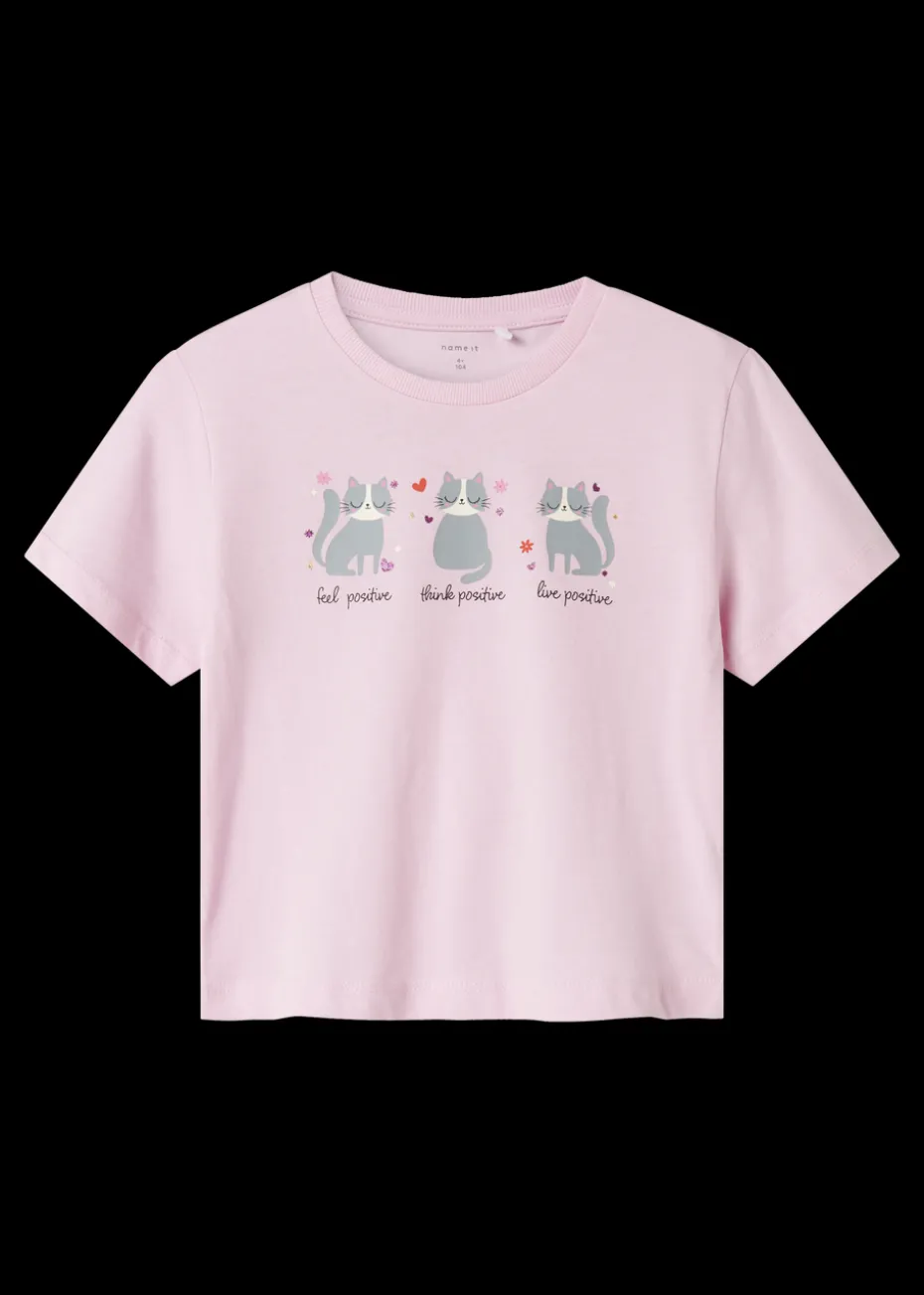 Name It Girls Pink Betria T-Shirt (9mths-5yrs)