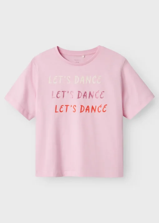 Name It Girls Pink Dance T-Shirt (6-12yrs)