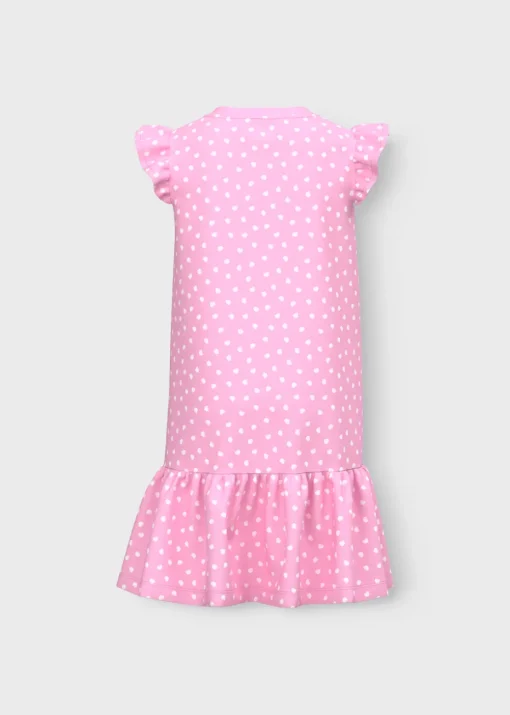 Name It Girls Pink Shell Dress (7-12yrs)
