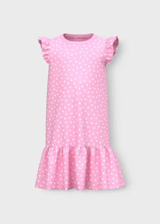 Name It Girls Pink Shell Dress (7-12yrs)