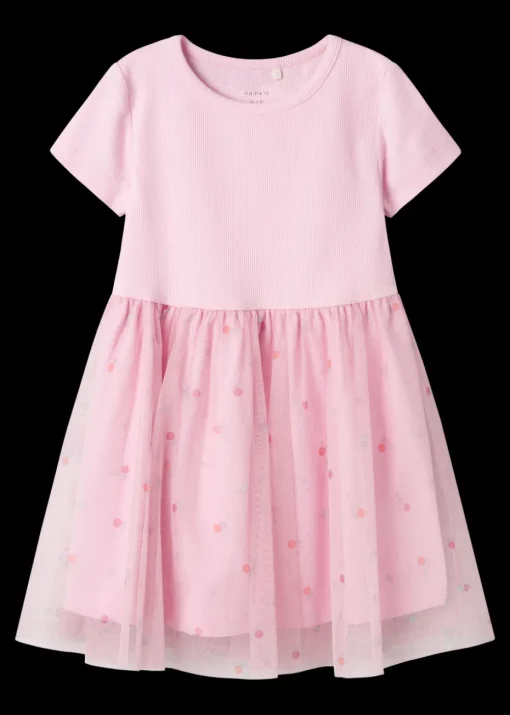 Name It Girls Pink Spot Mesh Tutu Dress (9mths-5yrs)