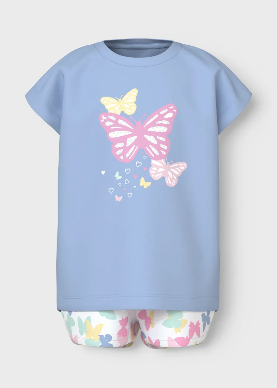 Name It Multicolour Butterfly T-Shirt & Shorts Set (1.5-6yrs)
