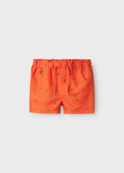 Name It Orange Pizza Swim Shorts (9mths-5yrs)