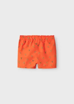 Name It Orange Pizza Swim Shorts (9mths-5yrs)