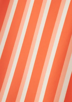 Name It Orange Stripe Swimsuit (5-12yrs)