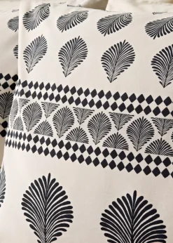 Natural Art Deco Fan Duvet Set