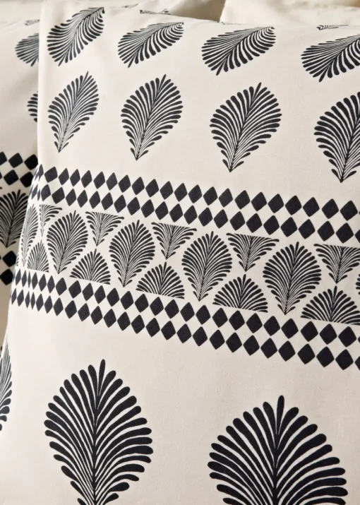 Natural Art Deco Fan Duvet Set