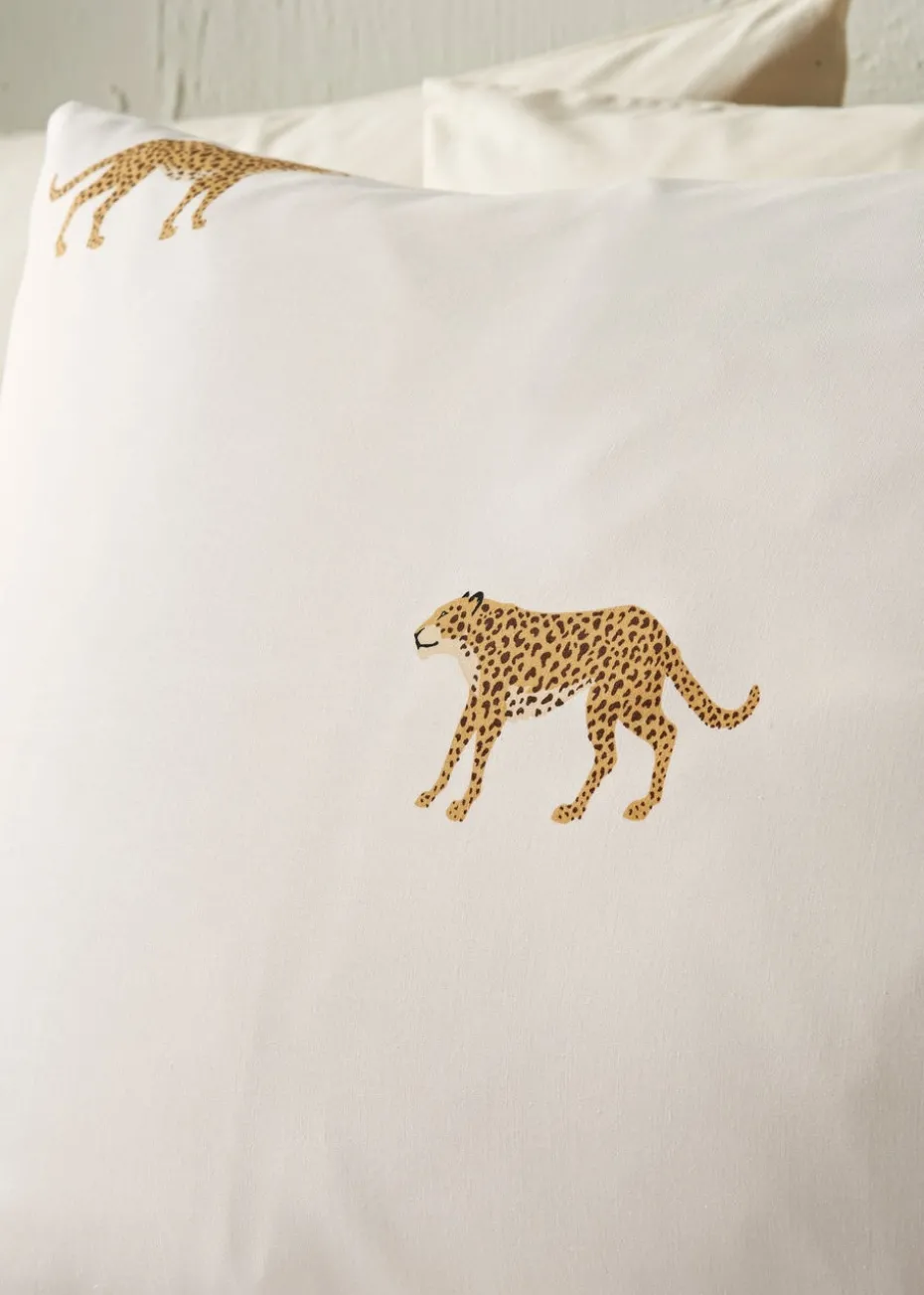 Natural Cheetah Print Duvet Set