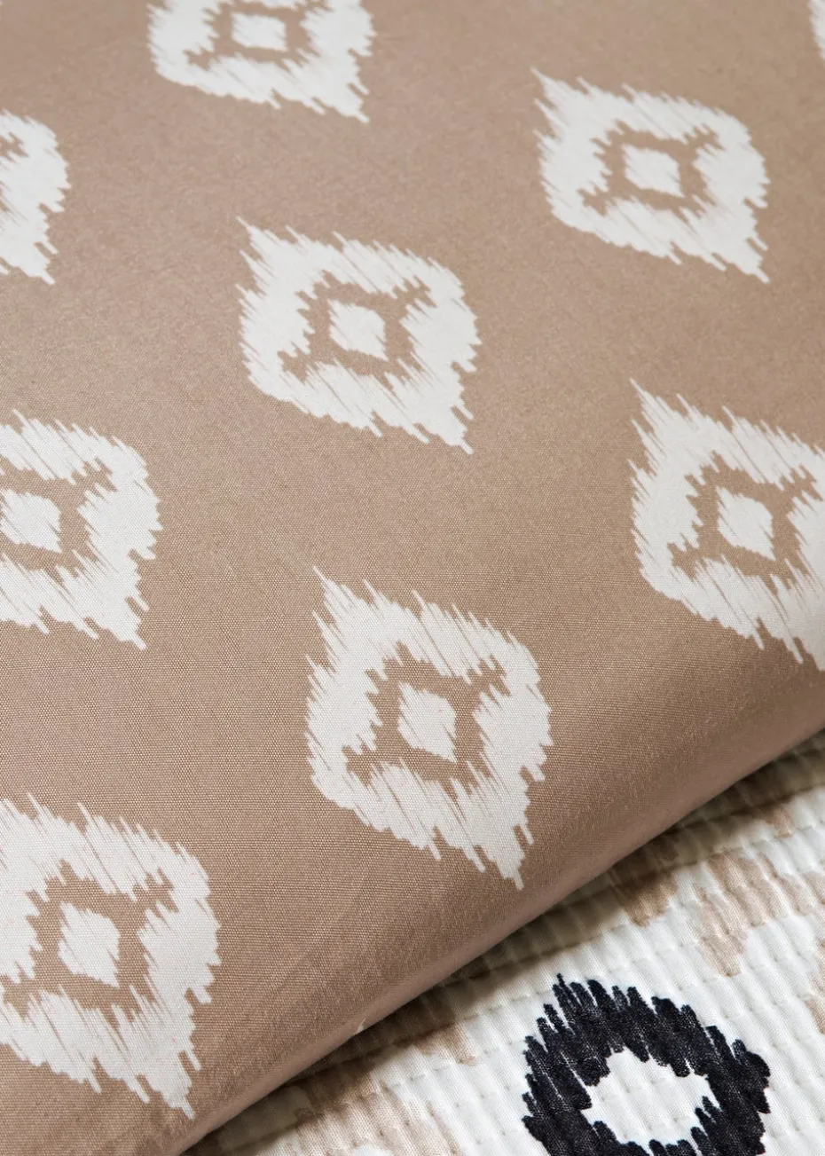 Natural Geometric Pinsonic Duvet Set
