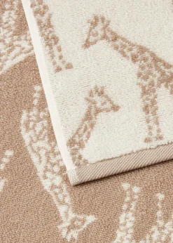 Natural Giraffe Towels