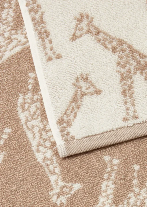 Natural Giraffe Towels