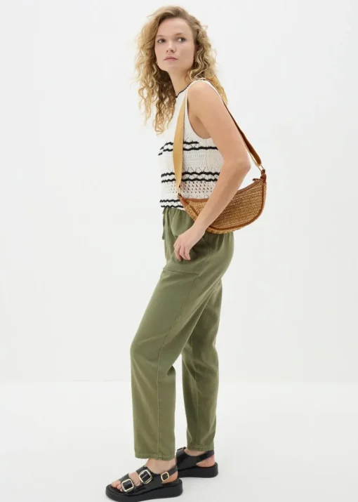 Natural Straw Cross Body Bag
