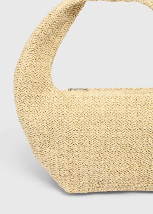 Natural Straw Shoulder Bag