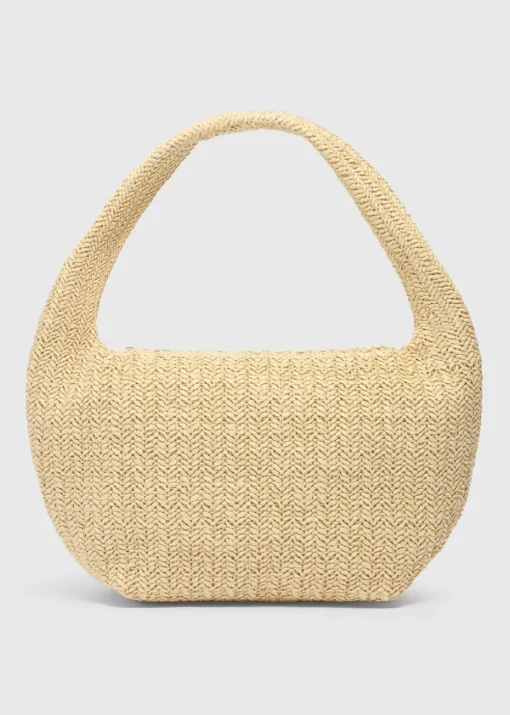 Natural Straw Shoulder Bag