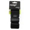 Navig8 Black Combination Luggage Belt (20.5cm x 8cm x 4cm)