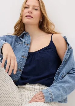 Navy Cami Top