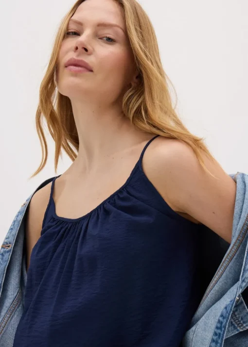 Navy Cami Top