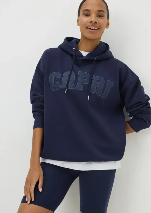 Navy Capri Hoodie