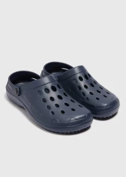 Navy Clogs