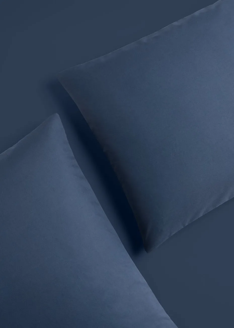 Navy Extra Deep Bed Sheet (180 Thread Count)