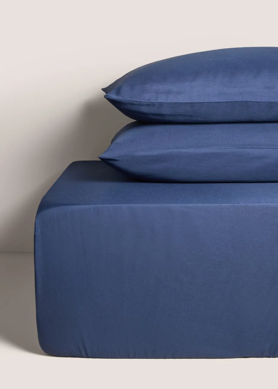 Navy Fitted Sheet Bundle