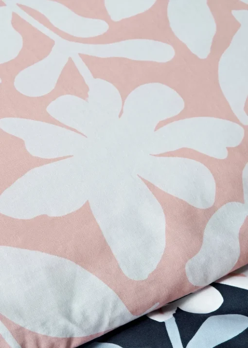 Navy Floral Design Duvet Set