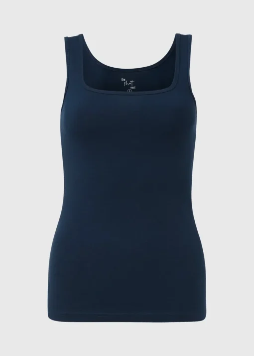 Navy Short Vest