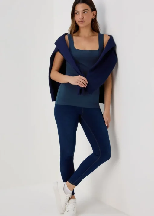 Navy Short Vest