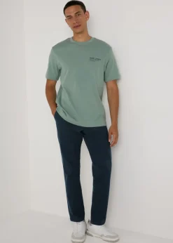 Navy Slim Fit Chinos