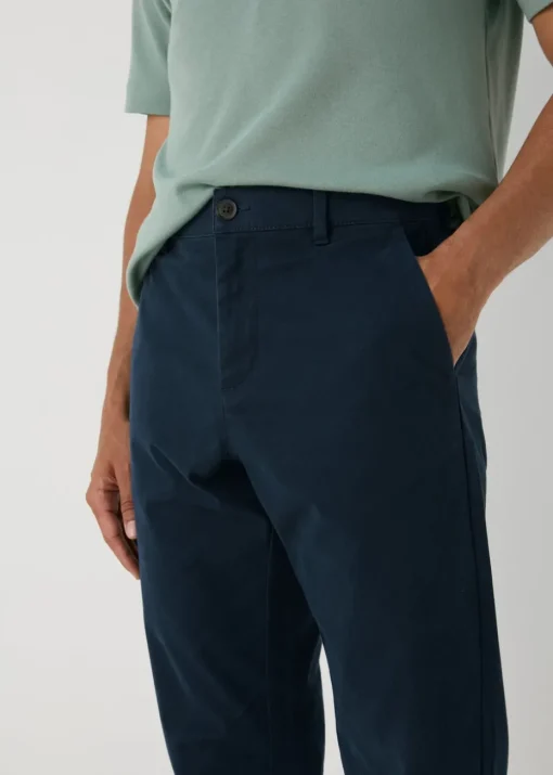 Navy Slim Fit Chinos