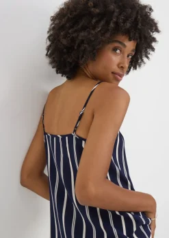 Navy Stripe Cami Top