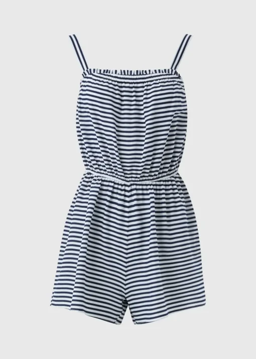 Navy Stripe Playsuit