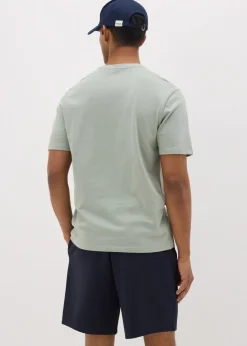 Navy Textured Shorts