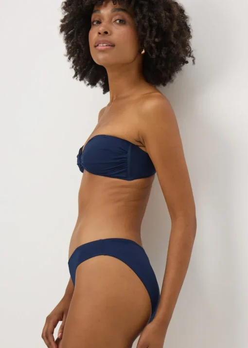 Navy Twist Bikini Bottom