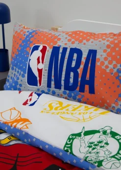 NBA Multi Colour Divide Single Polycotton Duvet Set