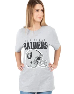 NFL Grey Las Vegas Raiders Short Sleeved T-Shirt