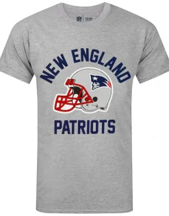 NFL Grey New England Patriots Short Sleeved T-Shirt