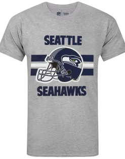 NFL Grey Seattle Seahawks Short Sleeved T-Shirt