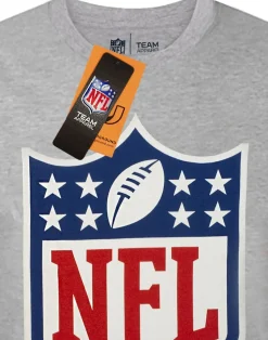 NFL Grey Shield Logo Short Sleeved T-Shirt