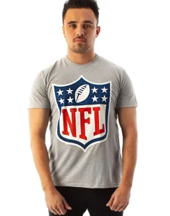 NFL Grey Shield Logo Short Sleeved T-Shirt
