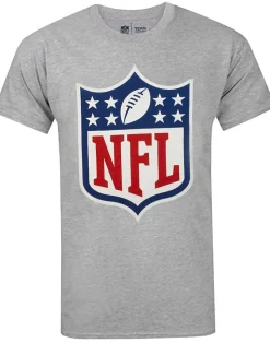 NFL Grey Shield Logo Short Sleeved T-Shirt