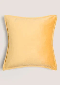 Ochre Velvet Cushion